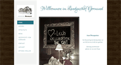 Desktop Screenshot of gasthofgormund.ch