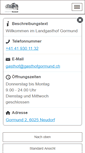 Mobile Screenshot of gasthofgormund.ch